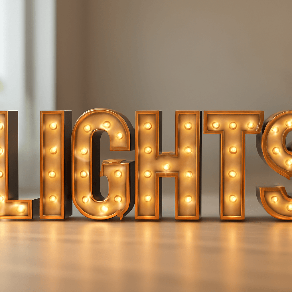 Guide d'achat des lettres lumineuses pour votre déco