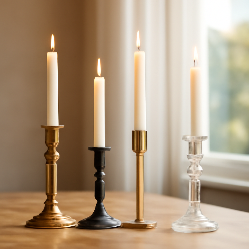 Comparatif des moules à bougeoirs pour créatifs – Utilisation au jardin (IA)