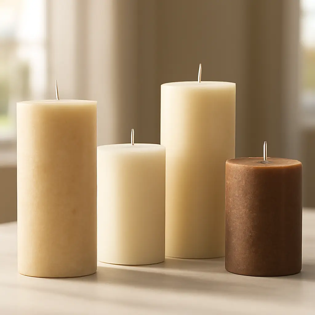 Guide d'Achat des Bougies Piliers : Élégance et Ambiance