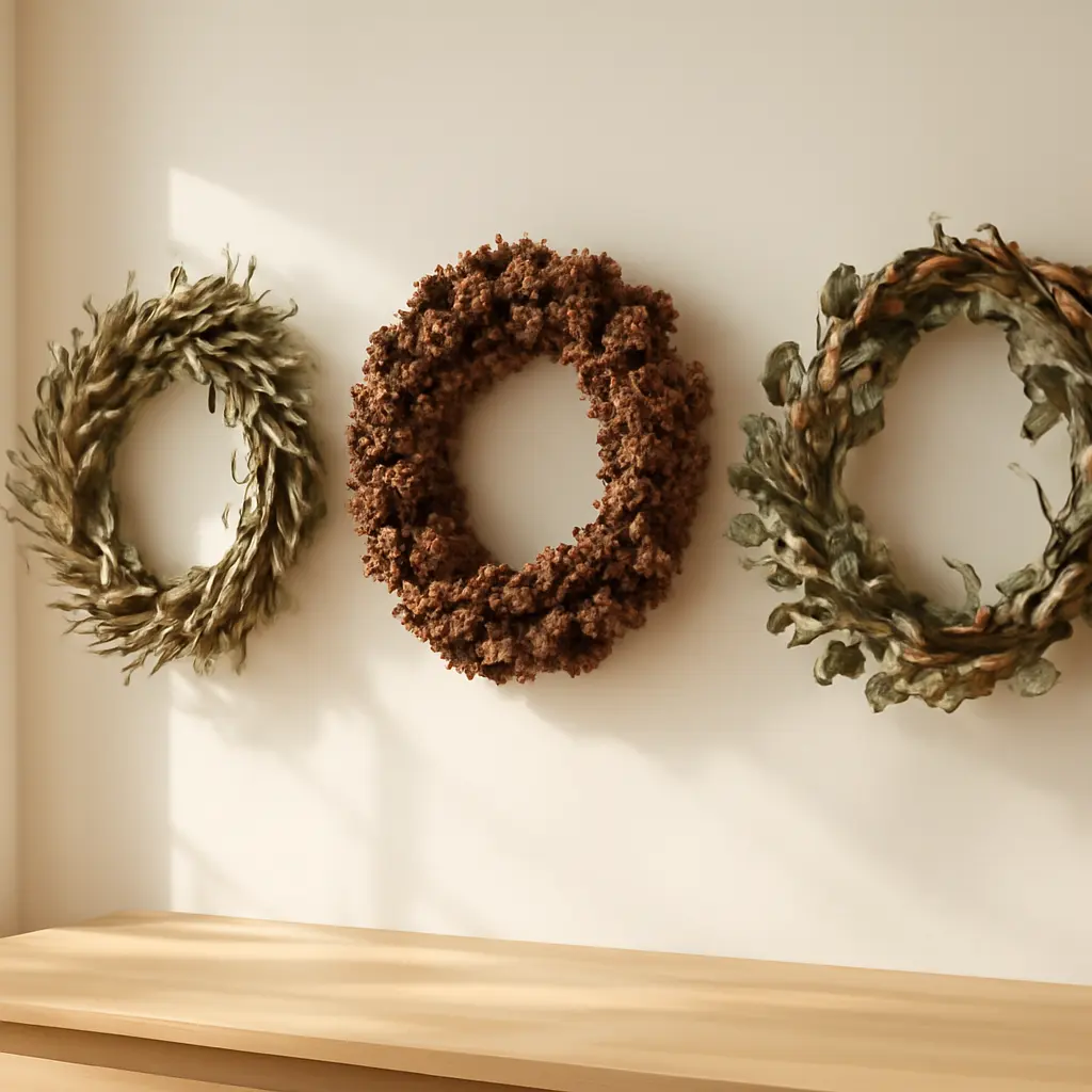 Guide d'achat pour les couronnes murales : styles et tendances
