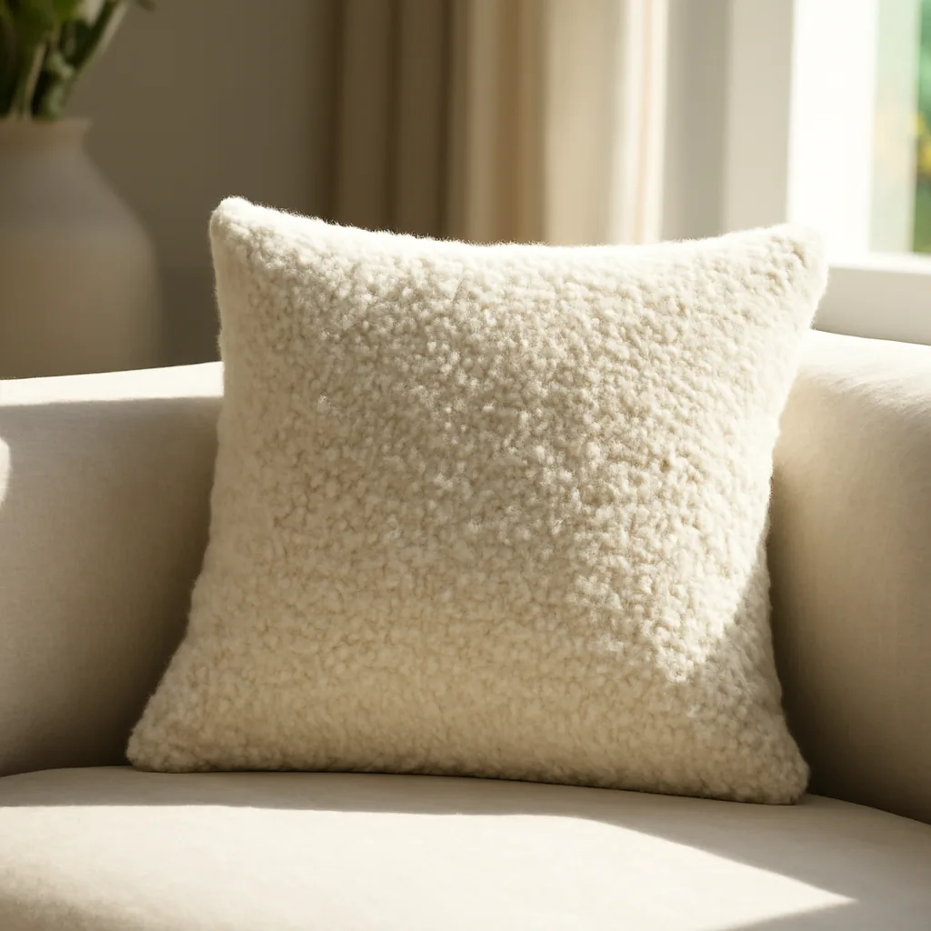 Coussin en bouclette : guide d'achat pour un choix parfait