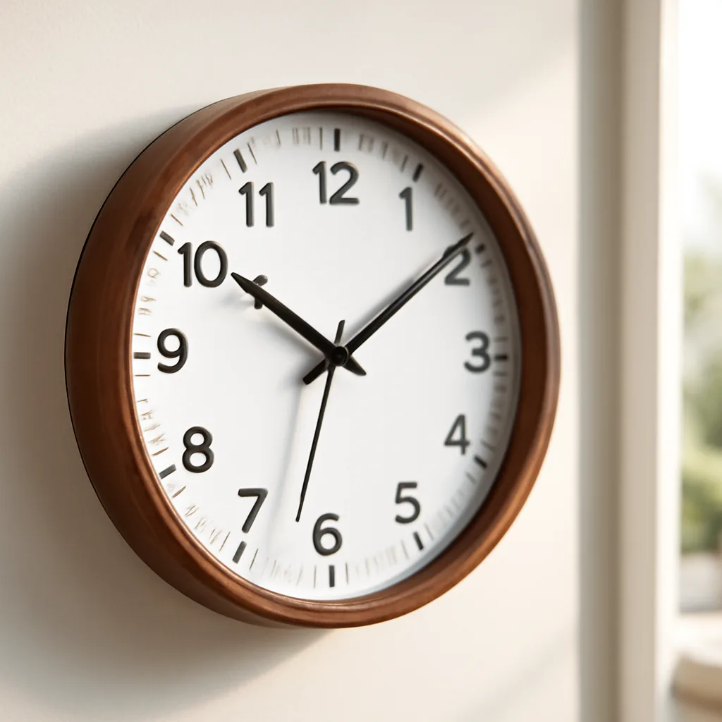 Guide d'achat : Horloge murale en plastique silencieuse