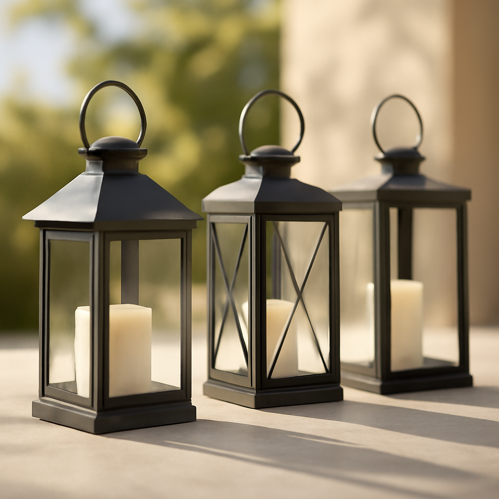 Guide d'achat des lanternes en métal pour votre jardin – Utilisation au jardin (IA)