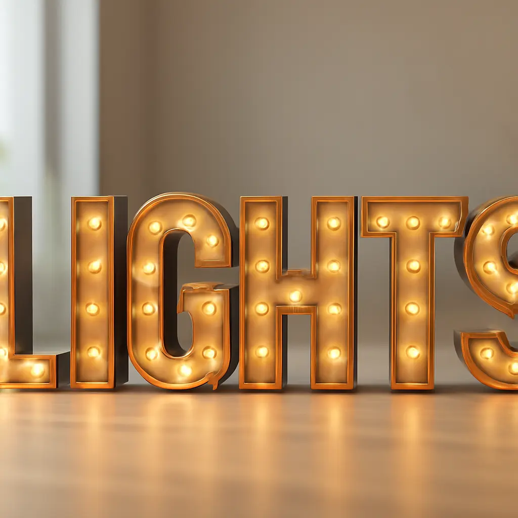 Guide d'achat des lettres lumineuses pour votre déco