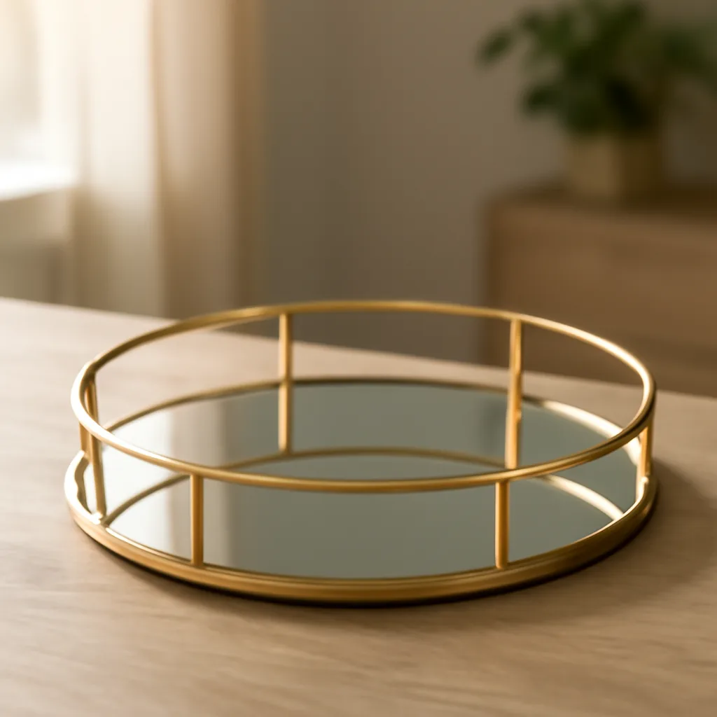 Plateau miroir décoratif : guide d'achat et conseils
