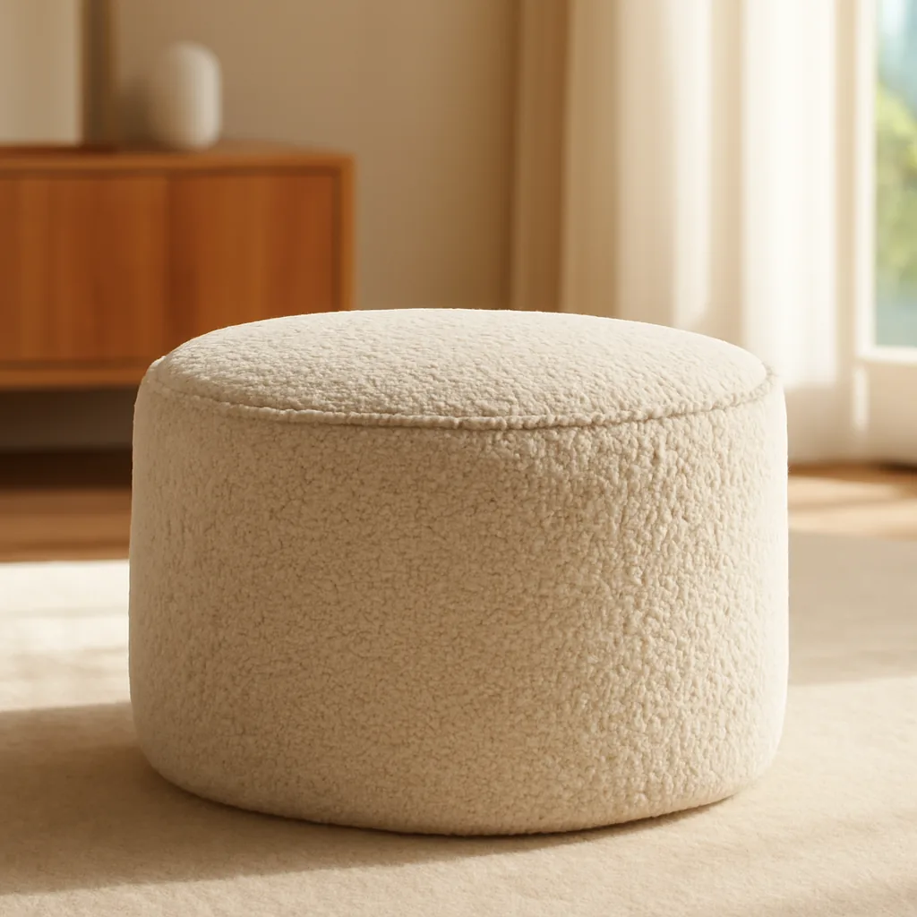 Guide d'achat : Pouf en bouclette pour votre salon