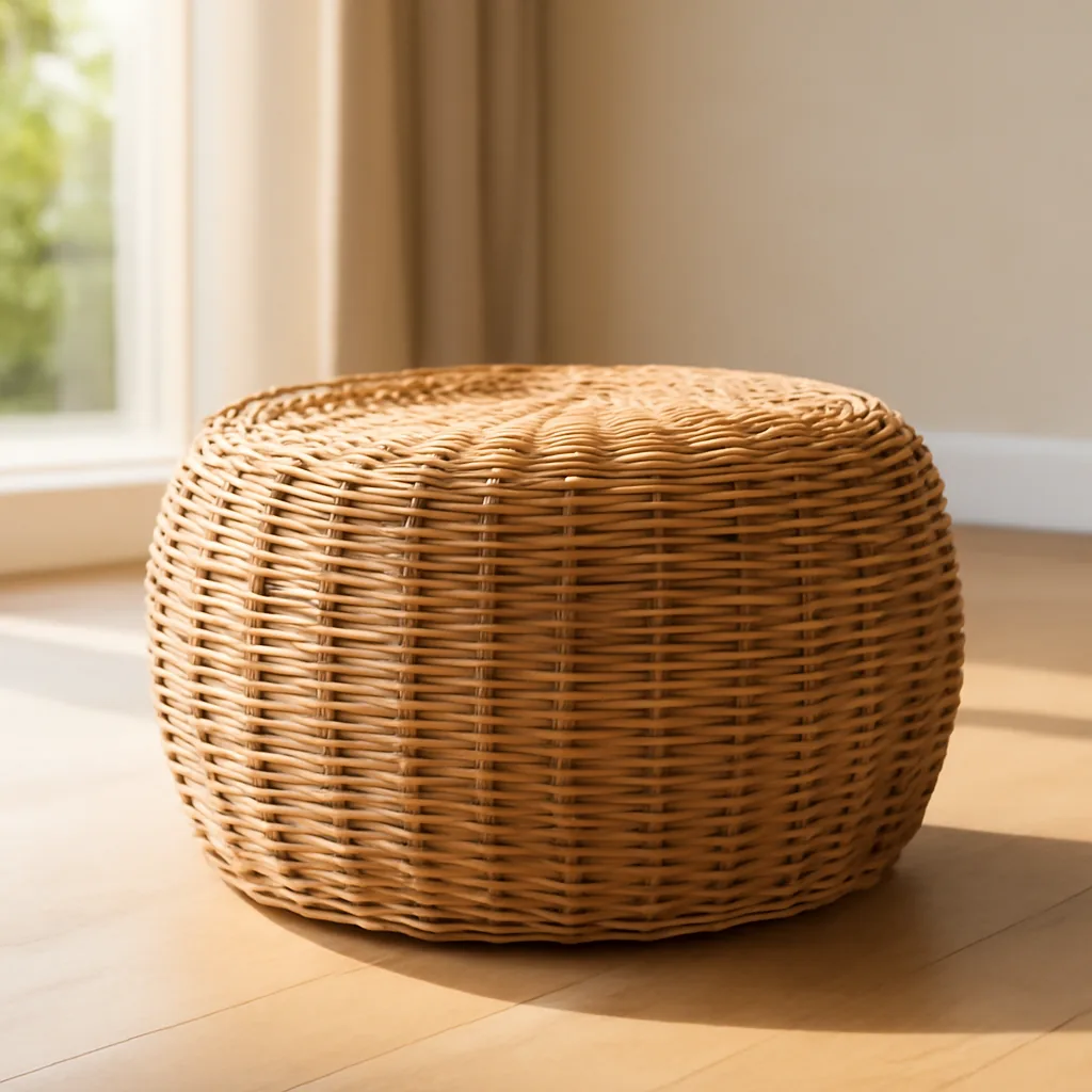 Guide d'achat pour pouf en rotin : ce qu'il faut savoir