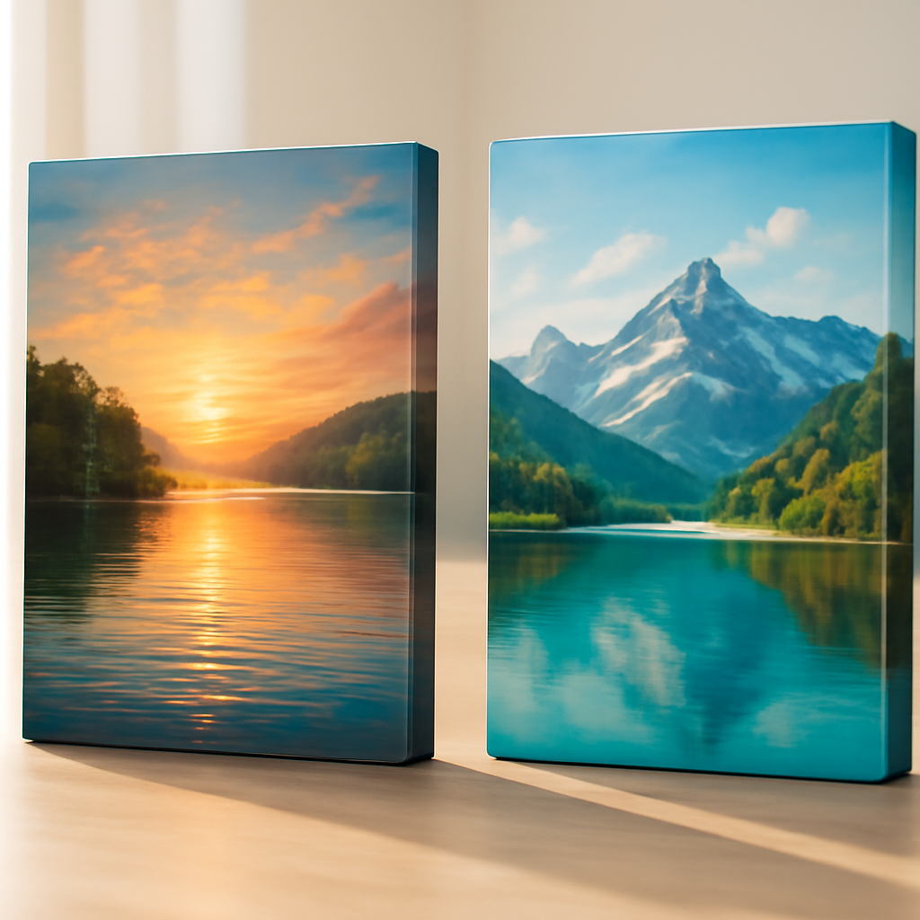 Guide d'achat: tableaux acryliques pour décorer votre intérieur – Utilisation au jardin (IA)