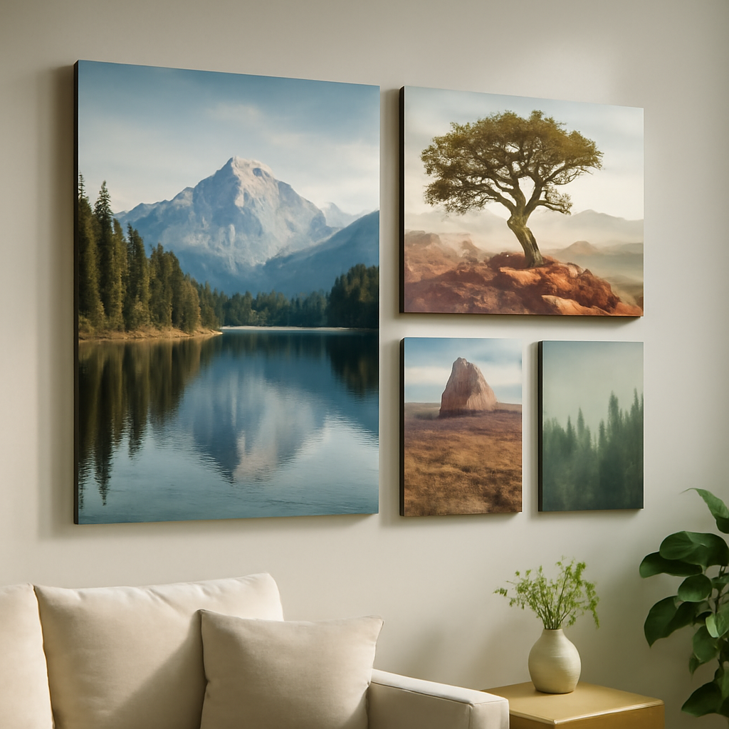 Tableaux muraux en métal : guide d'achat essentiel – Utilisation au jardin (IA)